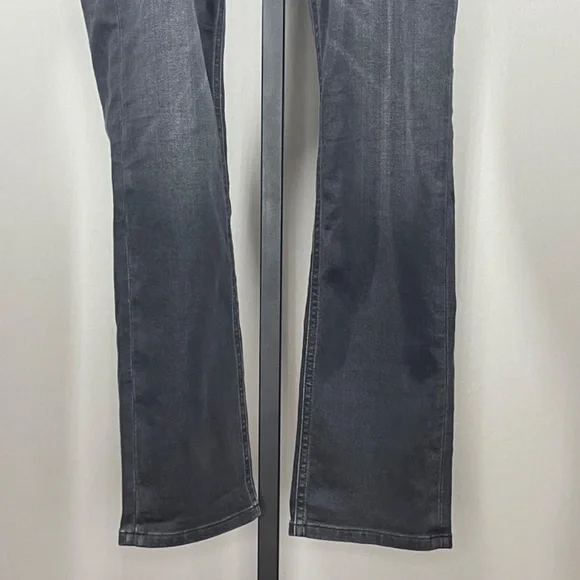 NEW Tommy Hilfiger Jeans Womens 32 black denim straight leg casual classic - Picture 3 of 13